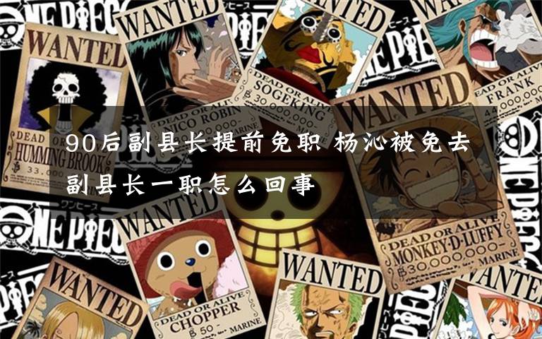 90后副县长提前免职 杨沁被免去副县长一职怎么回事