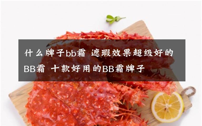 什么牌子bb霜 遮瑕效果超级好的BB霜 十款好用的BB霜牌子