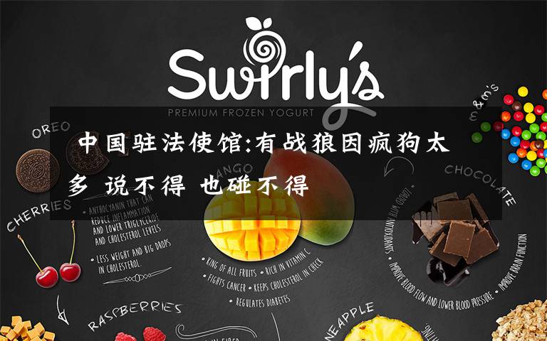 中国驻法使馆:有战狼因疯狗太多 说不得 也碰不得