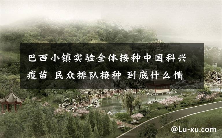 巴西小镇实验全体接种中国科兴疫苗 民众排队接种 到底什么情况呢?