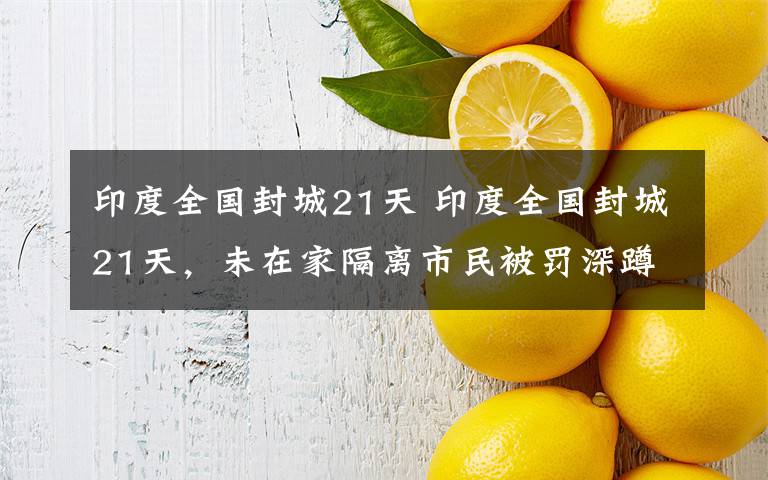印度全国封城21天 印度全国封城21天,未在家隔离市民被罚深蹲,警察:没有脑子!