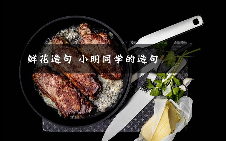 鲜花造句 小明同学的造句