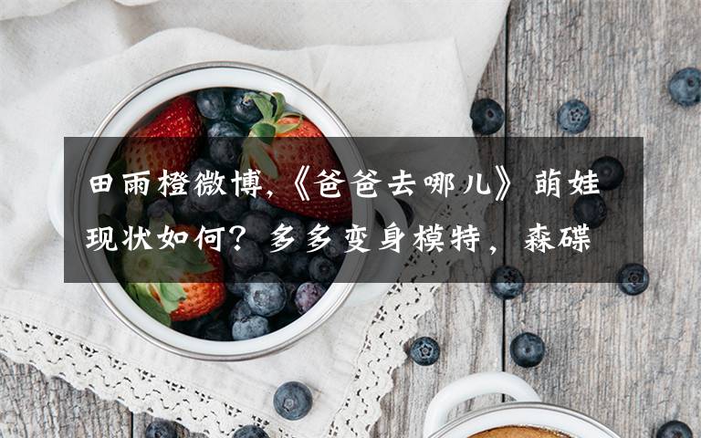 田雨橙微博,《爸爸去哪儿》萌娃现状如何?多多变身模特,森碟美翻天,她却被骂?