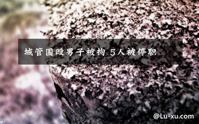 城管围殴男子被拘 5人被停职