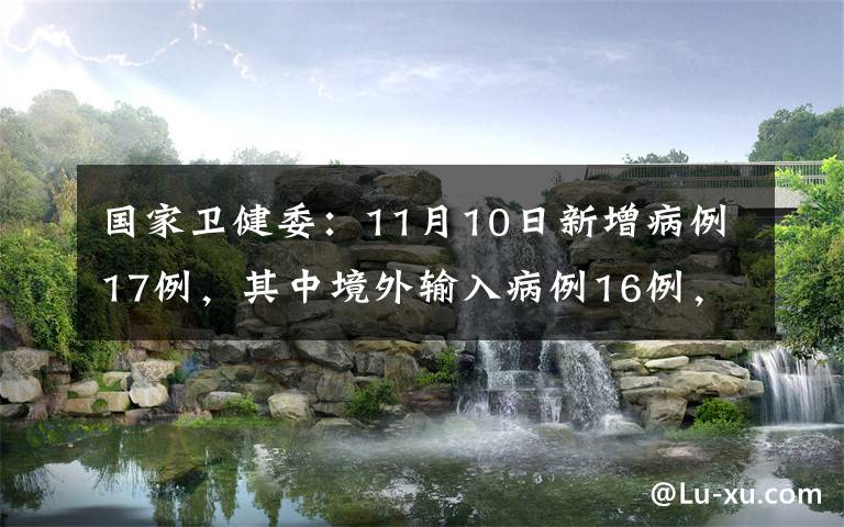 国家卫健委：11月10日新增病例17例，其中境外输入病例16例，本土病例1例