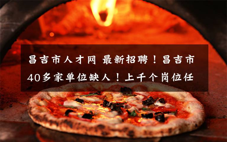 昌吉市人才网 最新招聘!昌吉市40多家单位缺人!上千个岗位任你选