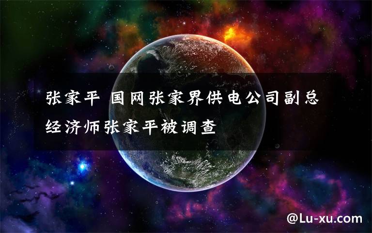 张家平 国网张家界供电公司副总经济师张家平被调查