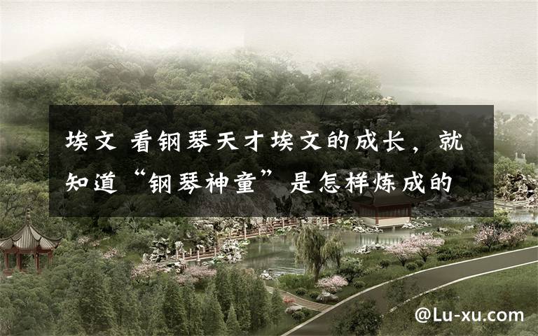 埃文 看钢琴天才埃文的成长，就知道“钢琴神童”是怎样炼成的！