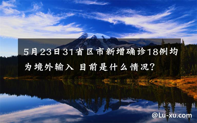 5月23日31省区市新增确诊18例均为境外输入 目前是什么情况？