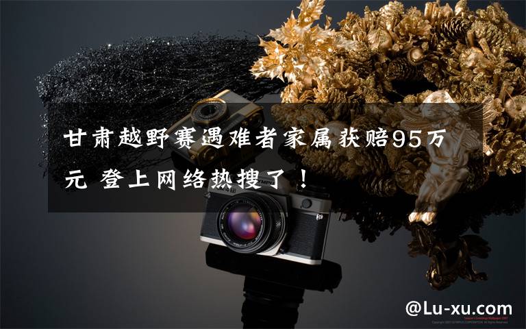 甘肃越野赛遇难者家属获赔95万元 登上网络热搜了！