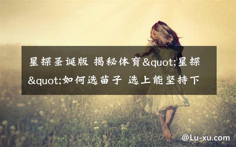星探圣诞版 揭秘体育"星探"如何选苗子 选上能坚持下来的不多