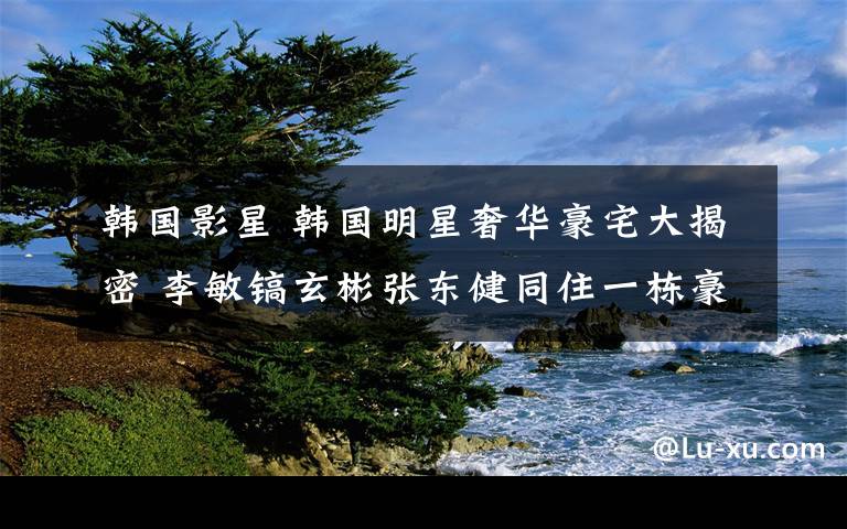韩国影星 韩国明星奢华豪宅大揭密 李敏镐玄彬张东健同住一栋豪宅
