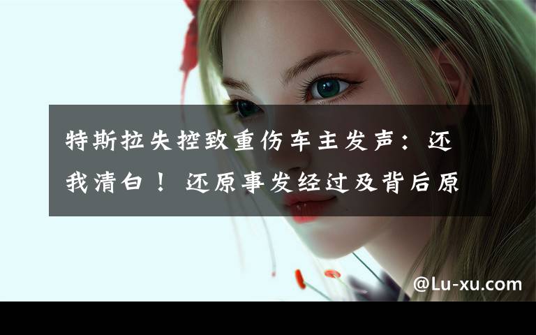 特斯拉失控致重伤车主发声:还我清白! 还原事发经过及背后原因!