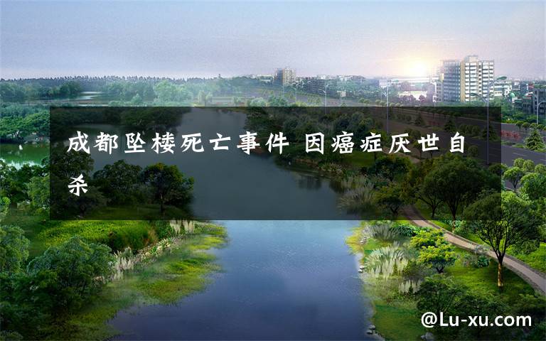 成都坠楼死亡事件 因癌症厌世自杀