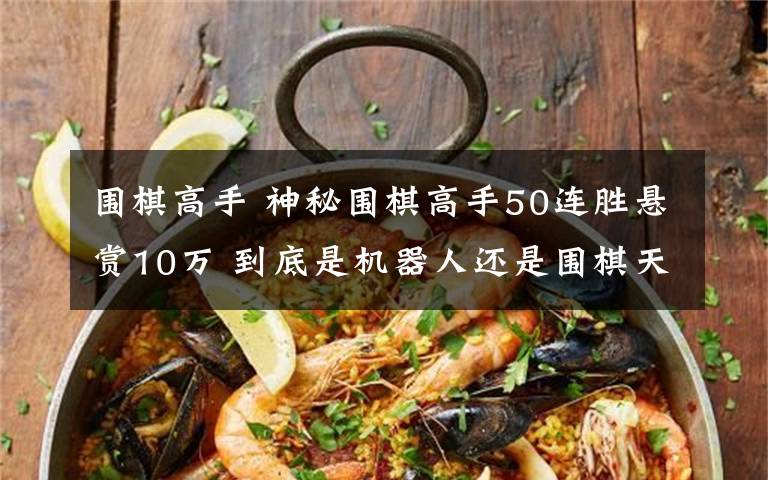 围棋高手 神秘围棋高手50连胜悬赏10万 到底是机器人还是围棋天才?