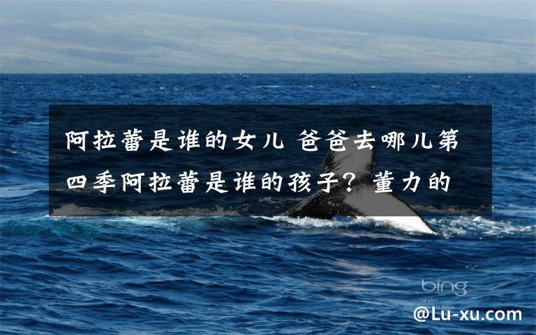 阿拉蕾是谁的女儿 爸爸去哪儿第四季阿拉蕾是谁的孩子?董力的真实身份