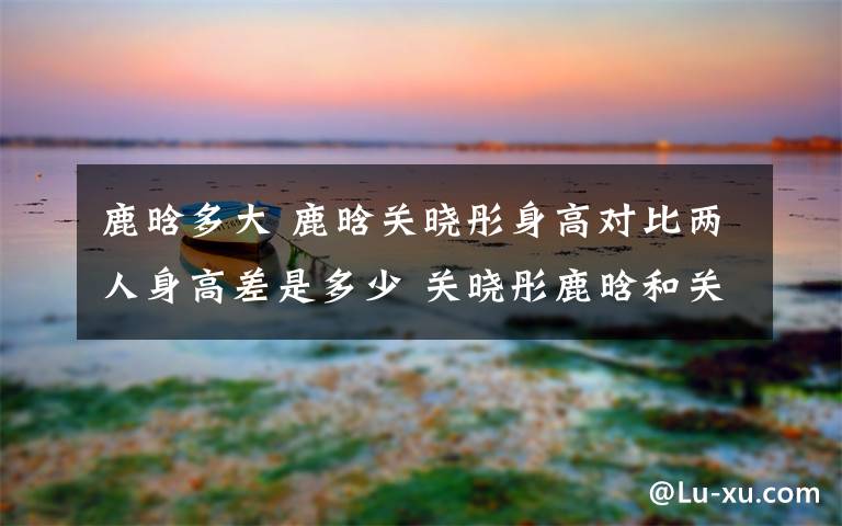 鹿晗多大 鹿晗关晓彤身高对比两人身高差是多少 关晓彤鹿晗和关晓彤真实身高大揭秘