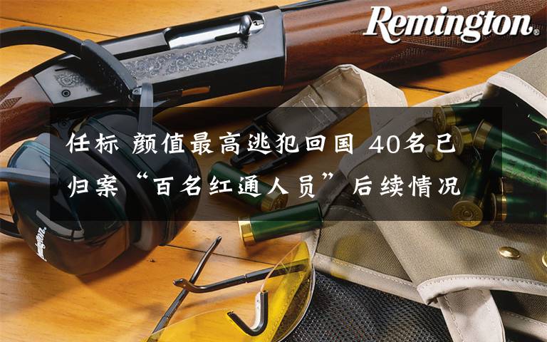 任标 颜值最高逃犯回国 40名已归案“百名红通人员”后续情况一览