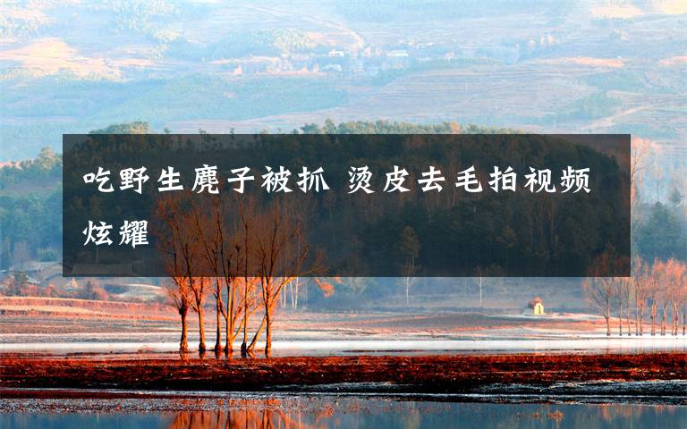 吃野生麂子被抓 烫皮去毛拍视频炫耀