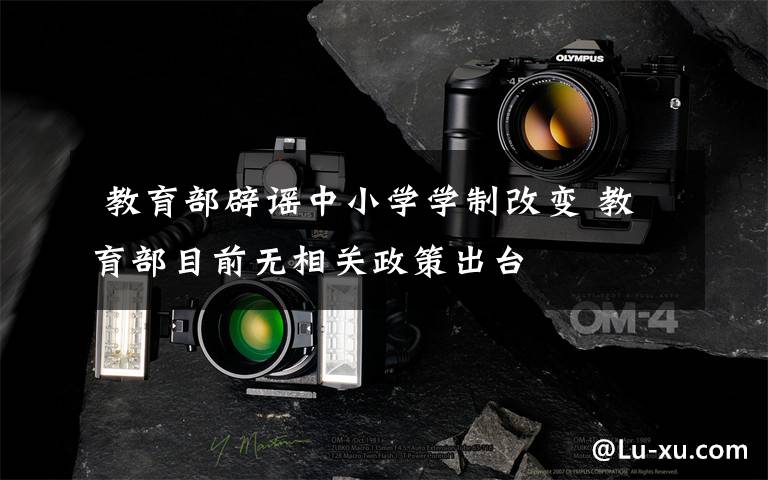 教育部辟谣中小学学制改变 教育部目前无相关政策出台