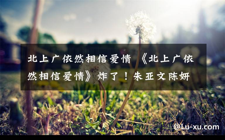 北上广依然相信爱情 《北上广依然相信爱情》炸了!朱亚文陈妍希打响“土著VS北漂”代言战