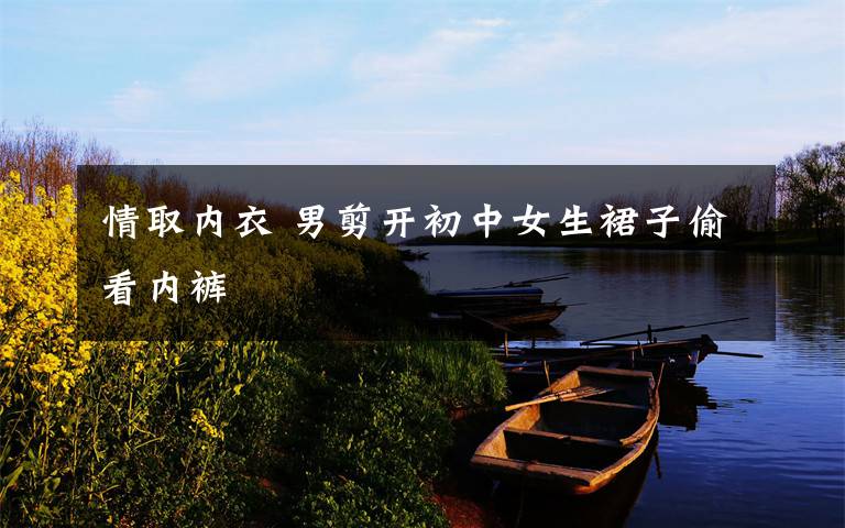 情取内衣 男剪开初中女生裙子偷看内裤