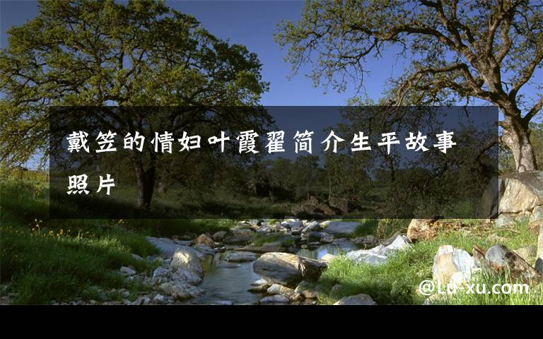 戴笠的情妇叶霞翟简介生平故事照片