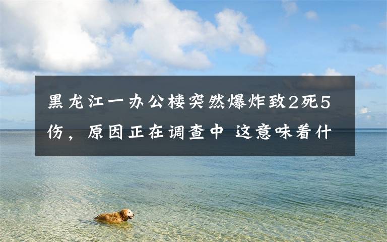 黑龙江一办公楼突然爆炸致2死5伤,原因正在调查中 这意味着什么?