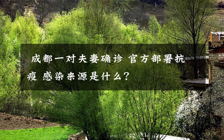  成都一对夫妻确诊 官方部署抗疫 感染来源是什么？