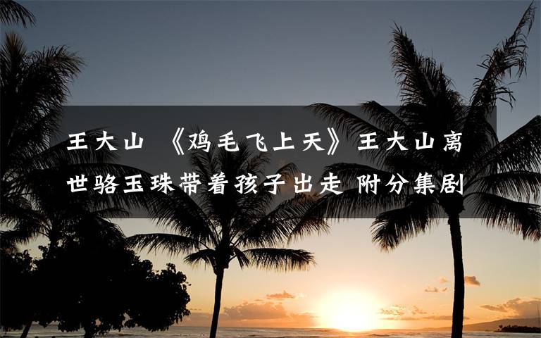 王大山 《鸡毛飞上天》王大山离世骆玉珠带着孩子出走 附分集剧情介绍