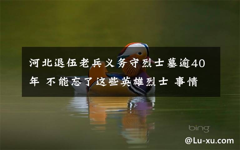 河北退伍老兵义务守烈士墓逾40年 不能忘了这些英雄烈士 事情经过真相揭秘!