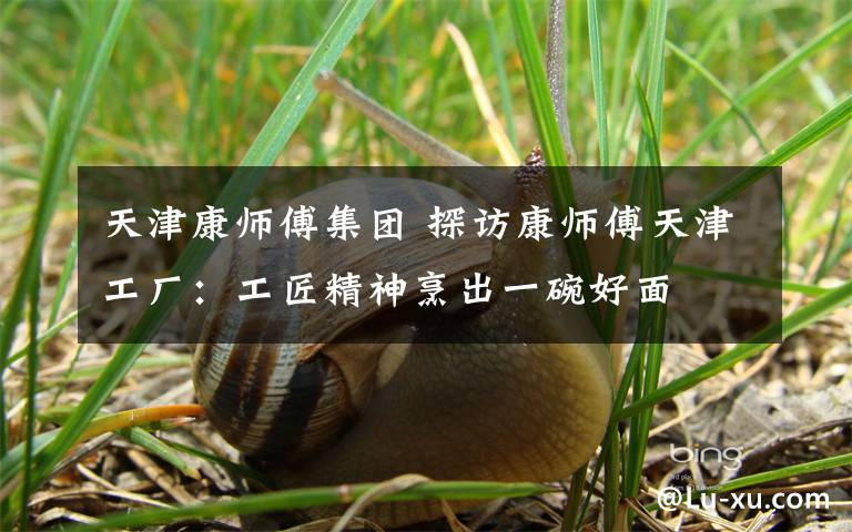 天津康师傅集团 探访康师傅天津工厂:工匠精神烹出一碗好面