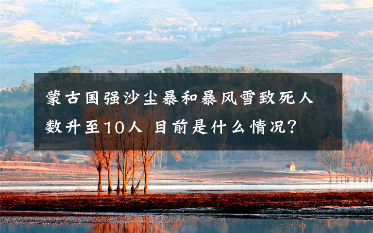 蒙古国强沙尘暴和暴风雪致死人数升至10人 目前是什么情况?