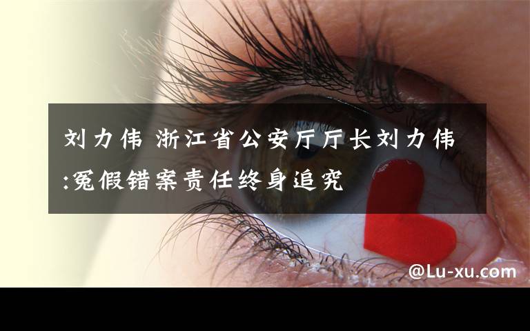 刘力伟 浙江省公安厅厅长刘力伟:冤假错案责任终身追究