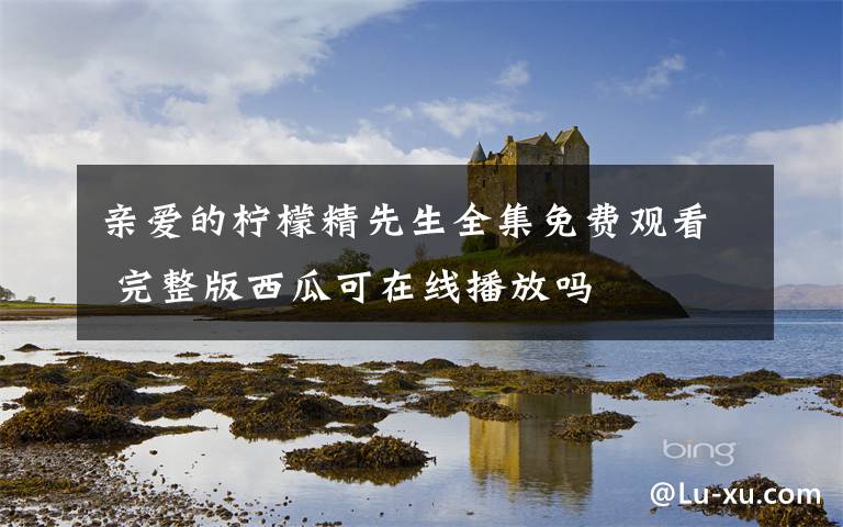 亲爱的柠檬精先生全集免费观看 完整版西瓜可在线播放吗