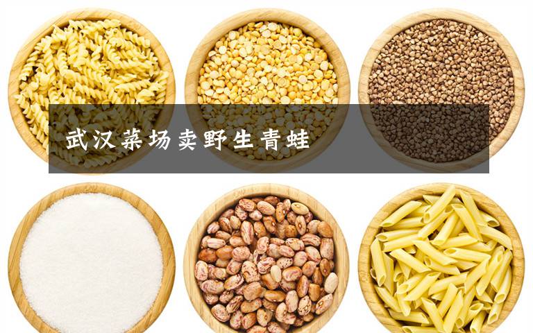 武汉菜场卖野生青蛙