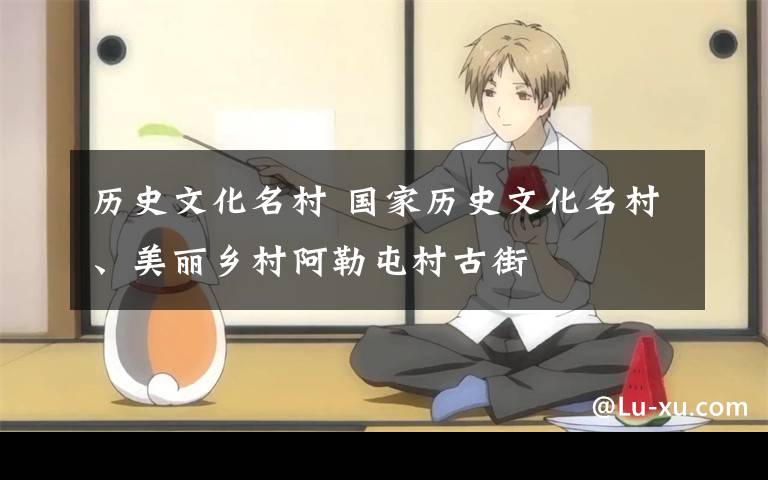 历史文化名村 国家历史文化名村、美丽乡村阿勒屯村古街