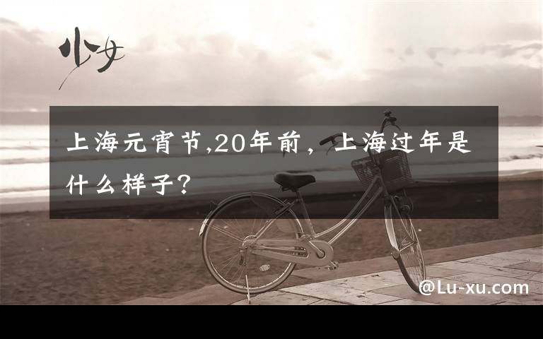 上海元宵节,20年前，上海过年是什么样子？