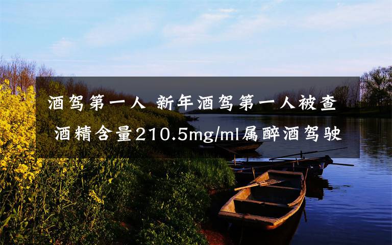 酒驾第一人 新年酒驾第一人被查 酒精含量210.5mg/ml属醉酒驾驶