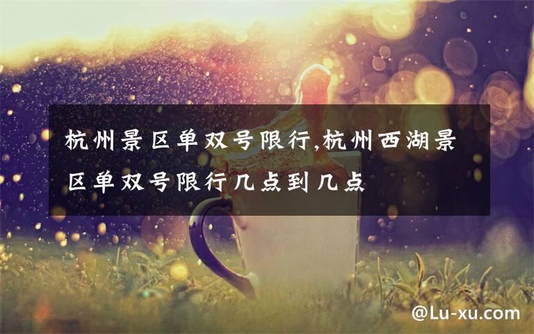 杭州景区单双号限行,杭州西湖景区单双号限行几点到几点