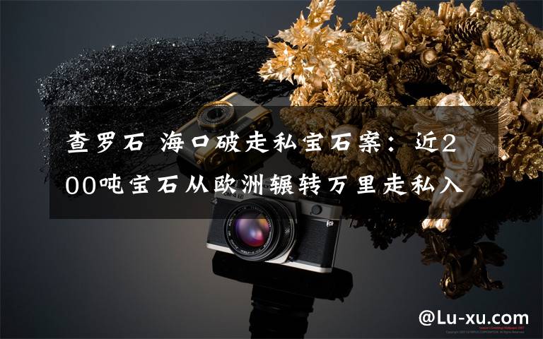 查罗石 海口破走私宝石案:近200吨宝石从欧洲辗转万里走私入境 案值近20亿