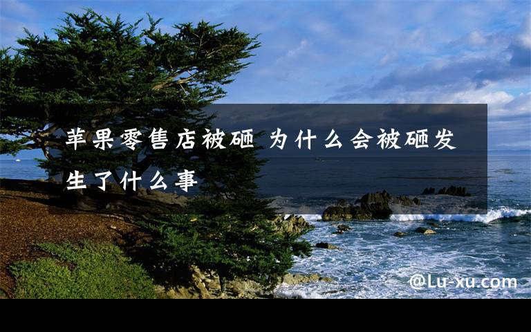 苹果零售店被砸 为什么会被砸发生了什么事
