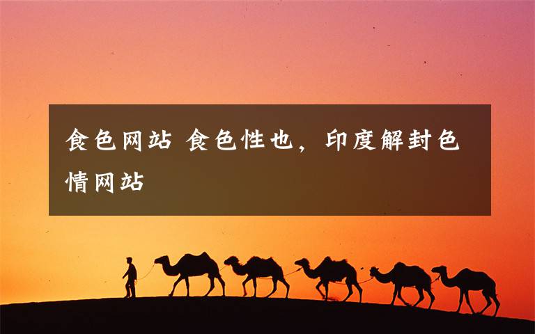 食色网站 食色性也,印度解封色情网站