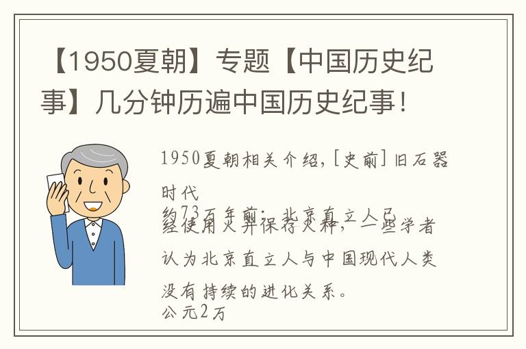 【1950夏朝】专题【中国历史纪事】几分钟历遍中国历史纪事!