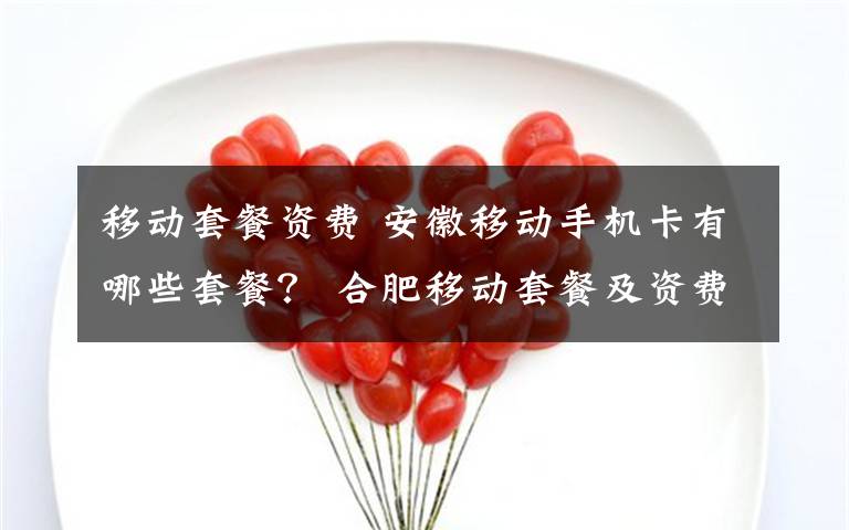 移动套餐资费 安徽移动手机卡有哪些套餐? 合肥移动套餐及资费标准一览