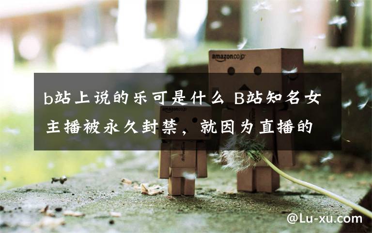 b站上说的乐可是什么 B站知名女主播被永久封禁,就因为直播的时候玩“消消乐”?