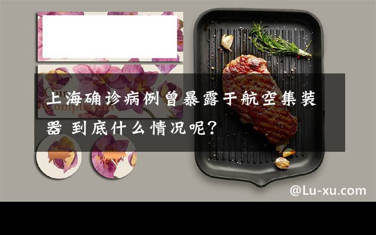 上海确诊病例曾暴露于航空集装器 到底什么情况呢?