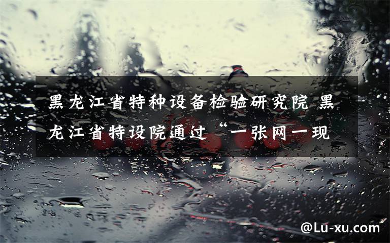 黑龙江省特种设备检验研究院 黑龙江省特设院通过“一张网一现场一减免”切实当好企业“服务员”