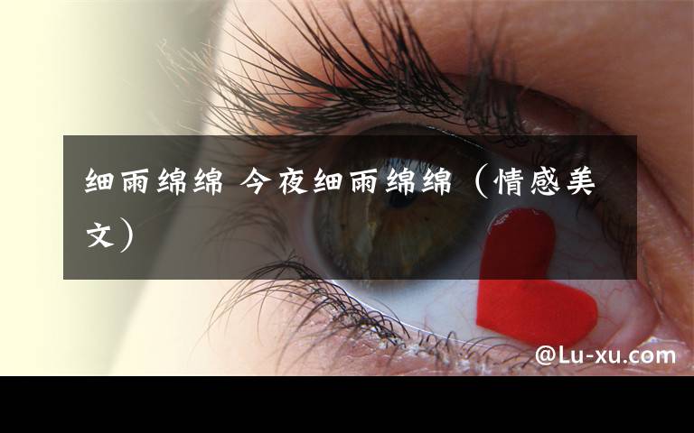 细雨绵绵 今夜细雨绵绵（情感美文）