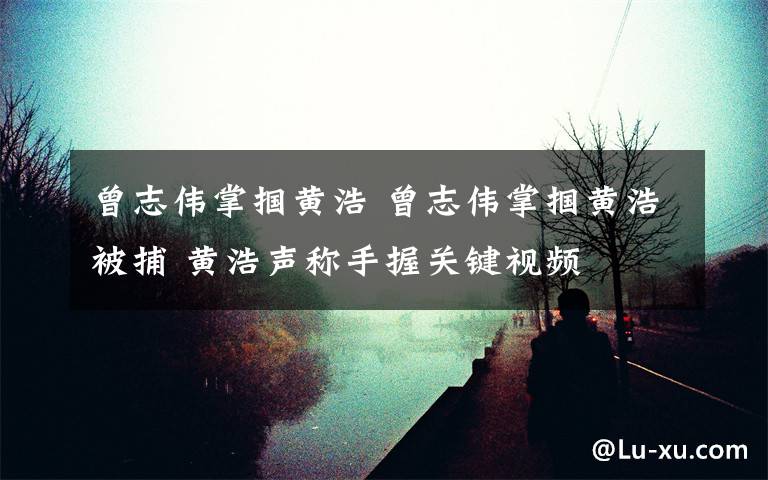 曾志伟掌掴黄浩 曾志伟掌掴黄浩被捕 黄浩声称手握关键视频